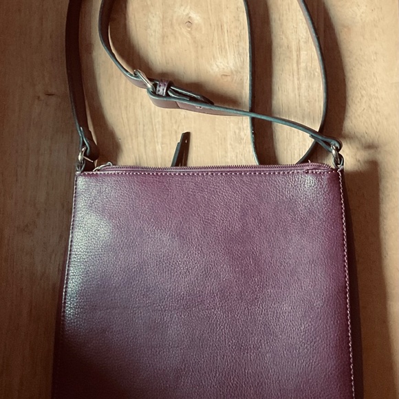 Eggplant-Colored Crossbody Bag - Picture 2 of 6